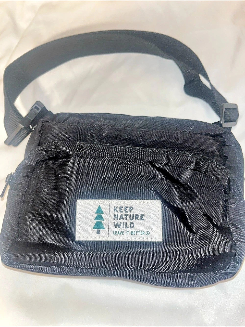 Keep Nature Wild Everyday Fanny Pack Crossbody Bag Black